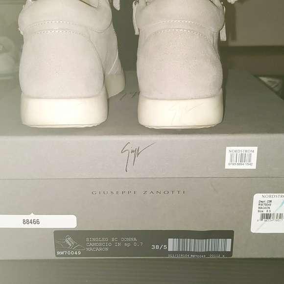 Giuseppe Zanotti crystal suede sneakers - Picture 8 of 12